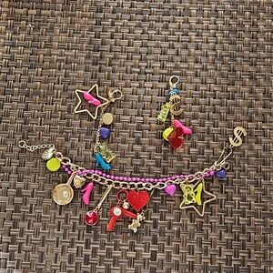 Betsy Johnson earing and bracelet set